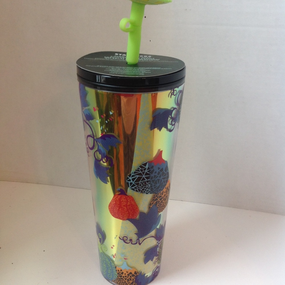 Starbucks UFO Pumpkin Tumbler Glow in the Dark